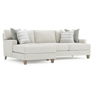 Bernhardt Mila 2-Piece Left Facing Fabric Sectional
