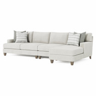 Bernhardt Mila 3-Piece Fabric Sectional