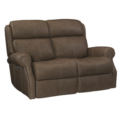 Bernhardt McGwire Power Motion Loveseat - Brown