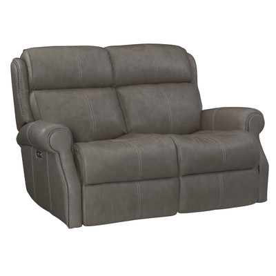 Bernhardt McGwire Power Motion Loveseat - Grey