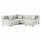 Bernhardt Mila 4-Piece Right Facing Fabric Sectional