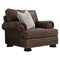 Bernhardt Foster Mocha Leather Chair