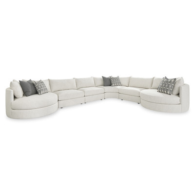 Bernhardt Ferris Fabric 6 Piece Sectional