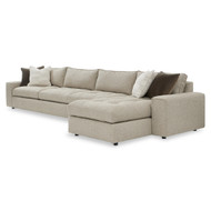 Bernhardt Nest 3pc Right Facing Fabric Sectional