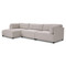 Bernhardt Parker 3 Piece Left Facing Fabric Sectional