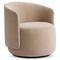 Bernhardt Crosby Fabric Swivel Chair - Beige
