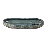 Jamie Young Unearthed Oval Ceramic Decorative Bowl