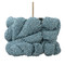 Jamie Young Anguilla 3-Light Wood Beaded Chandelier - Blue