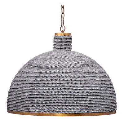 Jamie Young Big Sur 1-Light Beaded Chandelier - Slate Blue