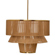 Jamie Young Dimension 1-Light Iron and Cotton Chandelier