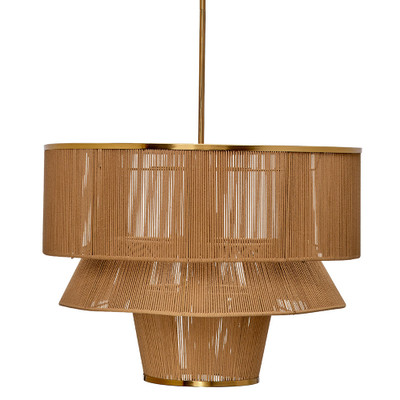 Jamie Young Dimension 1-Light Iron and Cotton Chandelier