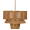 Jamie Young Dimension 1-Light Iron and Cotton Chandelier