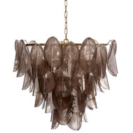 Jamie Young Magnolia 10-Light Quartz Glass Chandelier