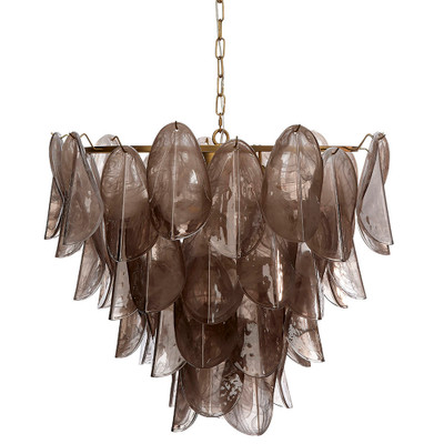 Jamie Young Magnolia 10-Light Quartz Glass Chandelier