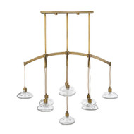 Jamie Young Reservoir 9-Light Blown Glass Chandelier
