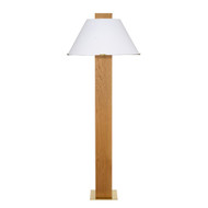 Jamie Young Craftsman Wood Floor Lamp - Natural Oak