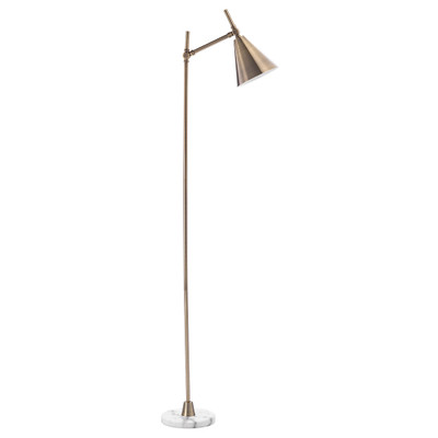 Jamie Young Kennedy Iron Floor Lamp - Brass