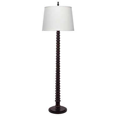 Jamie Young Revolution Wood 1-Light Floor Lamp - Black