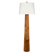 Jamie Young Robertson Hide Floor Lamp - Saddle Brown