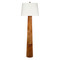 Jamie Young Robertson Hide Floor Lamp - Saddle Brown