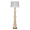 Jamie Young Rowan 1-Light Wood Beaded Floor Lamp - Natural