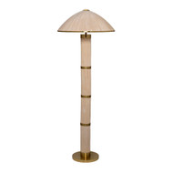 Jamie Young Seychelles 2-Light Rattan Floor Lamp