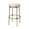 Jamie Young Asteria Iron Bar Stool - Antique Brass