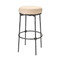 Jamie Young Asteria Iron Bar Stool - Black
