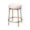 Jamie Young Asteria Iron Counter Stool - Antique Brass