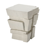Jamie Young Brick Fiber Glass Indoor/Outdoor Side Table