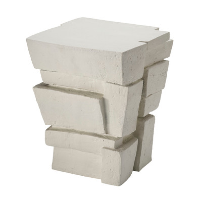 Jamie Young Brick Fiber Glass Indoor/Outdoor Side Table