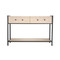 Jamie Young Cassius Faux Shagreen 2-Drawer Console - Taupe
