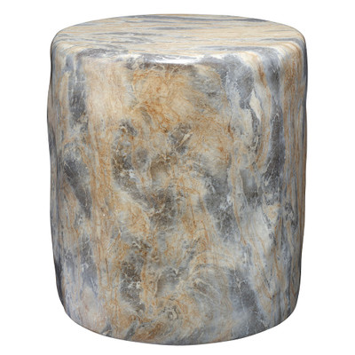 Jamie Young Cedar Side Table - Marbled Grey