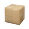 Jamie Young Cream Hide Ottoman - Small