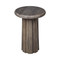 Jamie Young Cremini Wood Side Table - Grey Wash