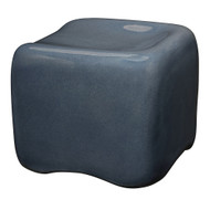 Jamie Young Cushion Concrete Stool - Navy Blue