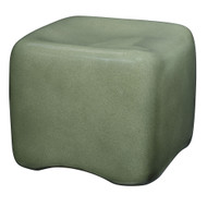 Jamie Young Cushion Concrete Stool - Olive Green