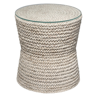 Jamie Young Grain Braided Side Accent Table