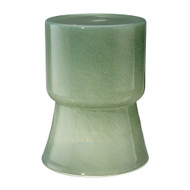 Jamie Young Huntington Garden Glass Stool - Green