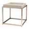 Jamie Young Jax Faux Shagreen Square Side Table