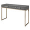 Jamie Young Kain Faux Shagreen Console - Grey