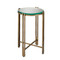 Jamie Young Metrical Iron Side Table - Antique Brass