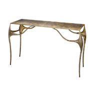 Jamie Young Persephone Iron Console Table - Gold