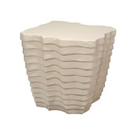 Jamie Young Strata Side Table - Cream