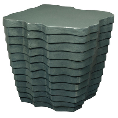 Jamie Young Strata Side Table - Slate Blue