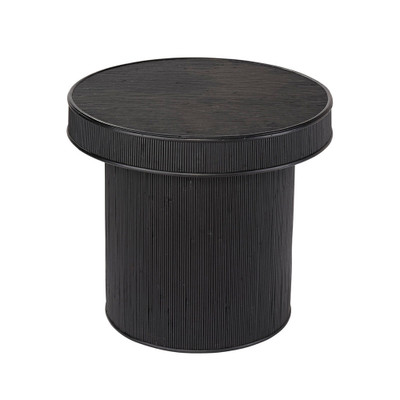 Jamie Young Taylor Bamboo Side Accent Table - Black