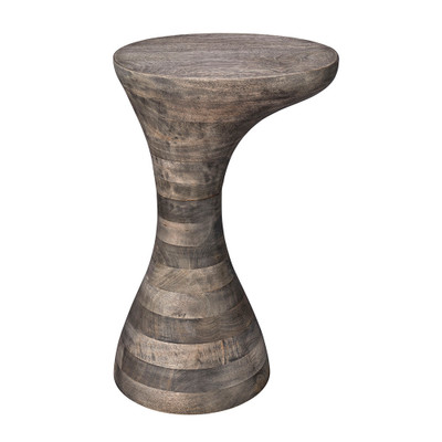 Jamie Young Toadstool Wood Drink Table - Grey Wash