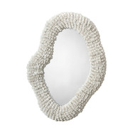 Jamie Young Amoeba Wood Beaded Wall Mirror