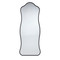 Jamie Young Aurora Wavy Iron Floor Mirror - Black