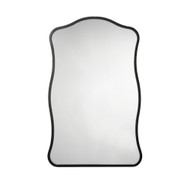 Jamie Young Aurora Wavy Iron Wall Mirror - Black